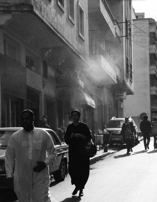 2009 Tangier, smoke from the restaurant